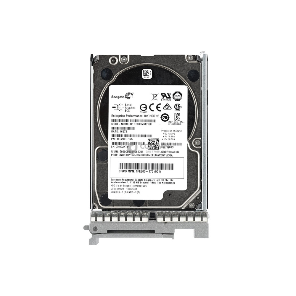 UCS-HD900G10K12G  CISCO HARD DRIVE 900GB 10K 12G SAS 2.5 SFF